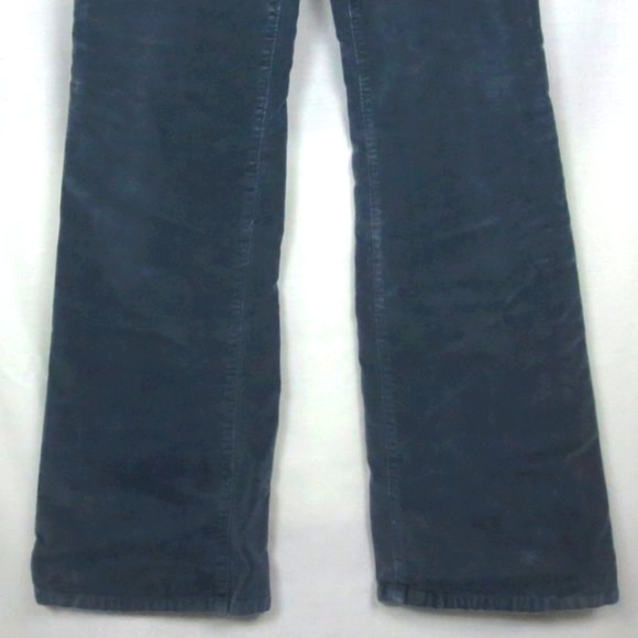 Banana Republic Jeans Ryan Fit Dark Teal Comfy Cotton Mid Rise Stretch Size 8 - Picture 4 of 12